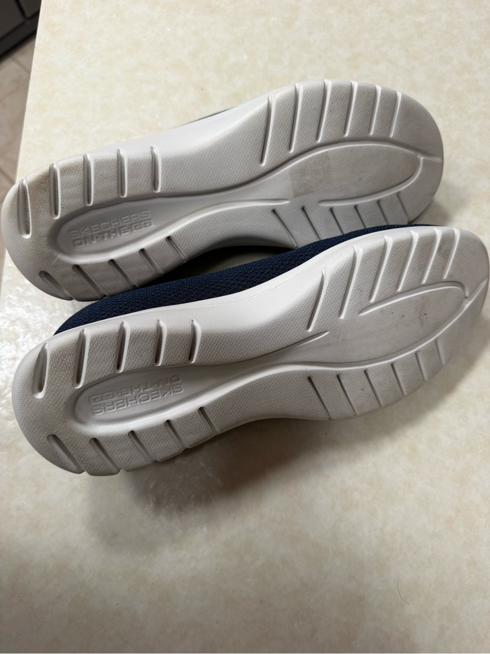 Navy blue Skechers On-the-GO Flex - Peony slip-on shoes 81/2 - Picture 8 of 8